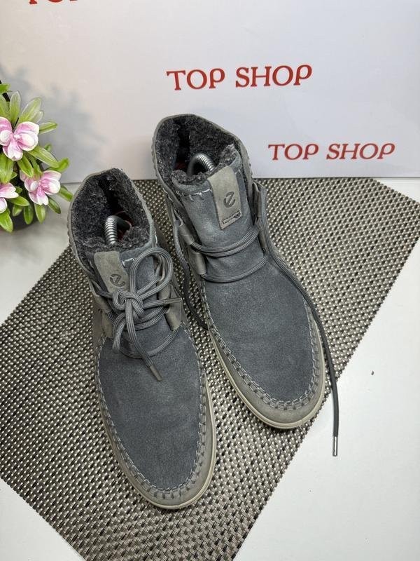 women ecco boots grey 38