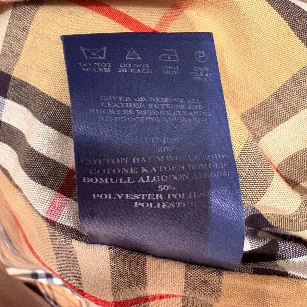 Made in England Burberry London Nova Check Long Trench UK8 All Over Pattern