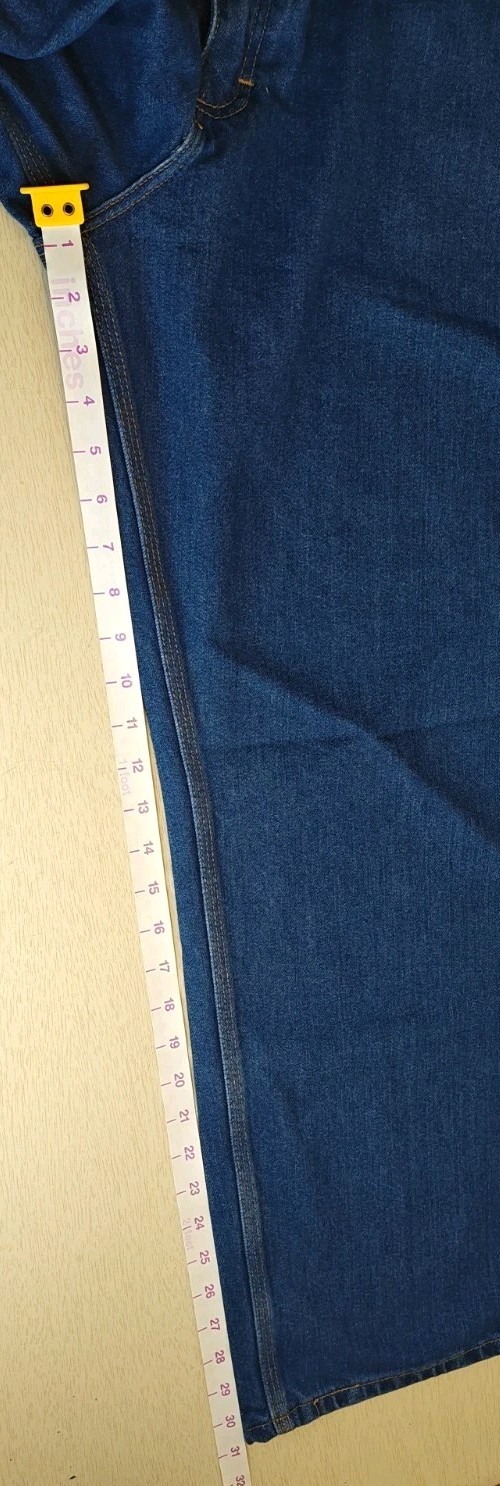 Tyndale FRMC F290T Mens Flame Resistant Jeans 38×31 Blue Work Denim Pants CAT 2