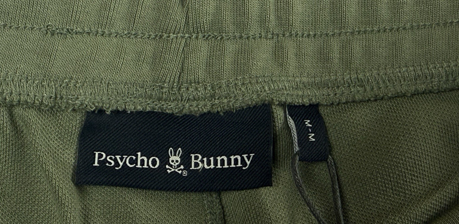 PSYCHO BUNNY Taylor Light Pique Sweat Shorts Men M Sea Spray Pima Cotton NEW