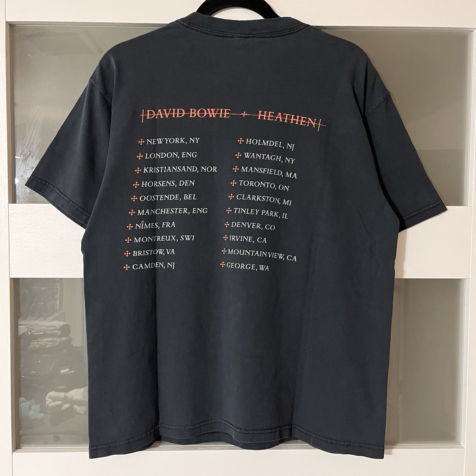 Vintage 2002 David Bowie Heathen Tour Band T-shirt Men’s M