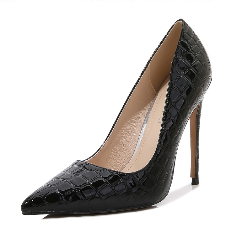 Women’s High Heels Faux Leather Pumps Dress Party Casual Prom Nightclub OL Shoes