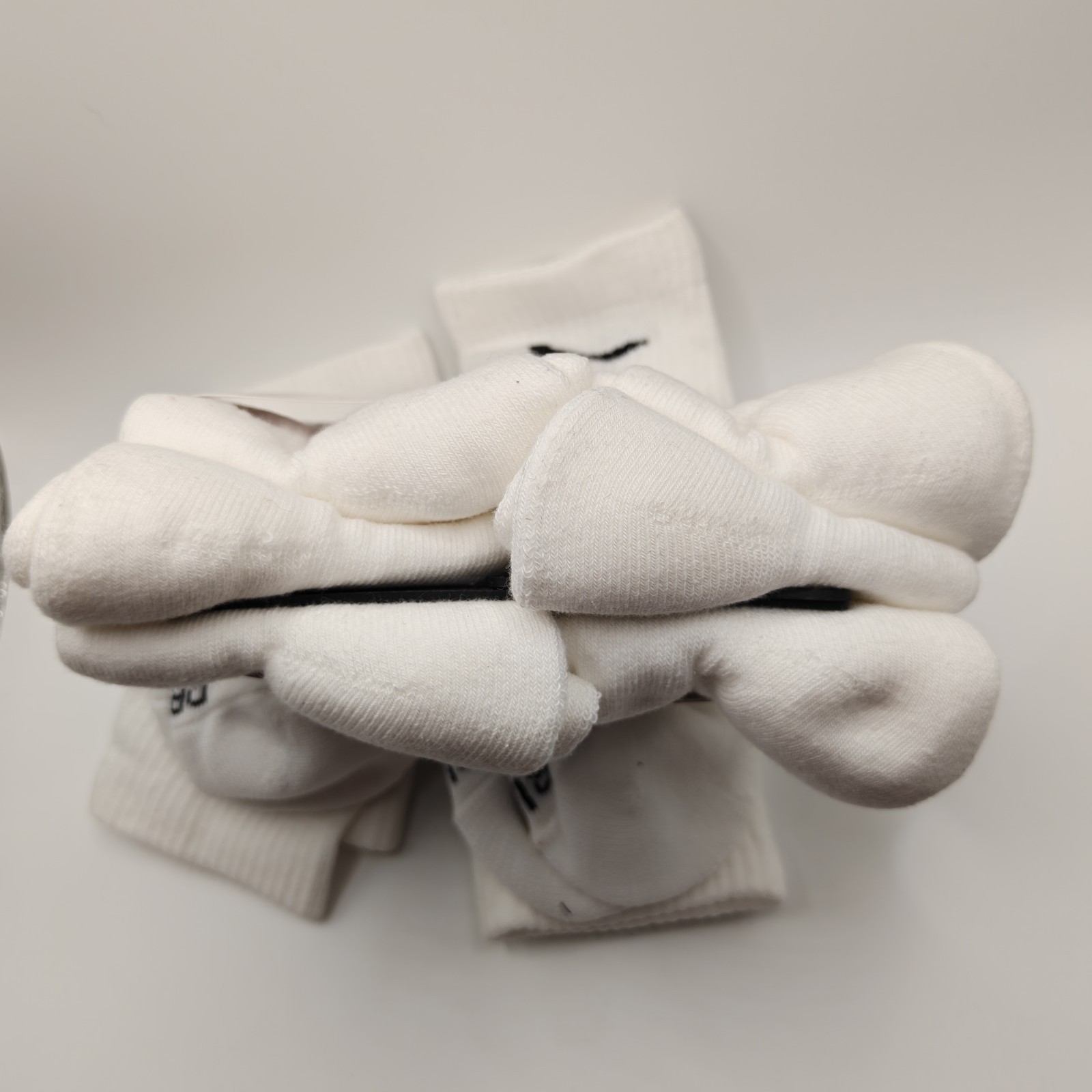 Nike Dri-Fit Training Everyday Plus Cushioned Crew Socks White 6 Pairs Size L