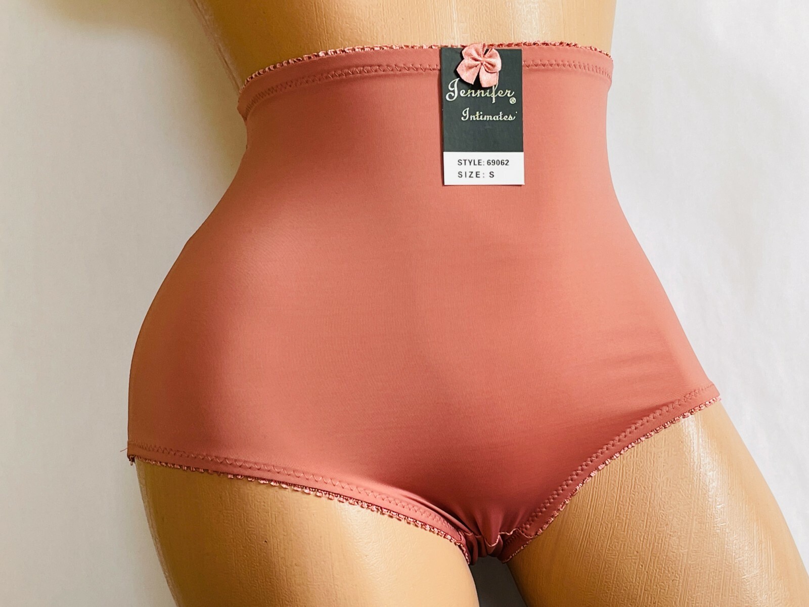 4 8 Pack Plus Women High Waist Light Tummy Control Full Coverage Smooth Brief 62