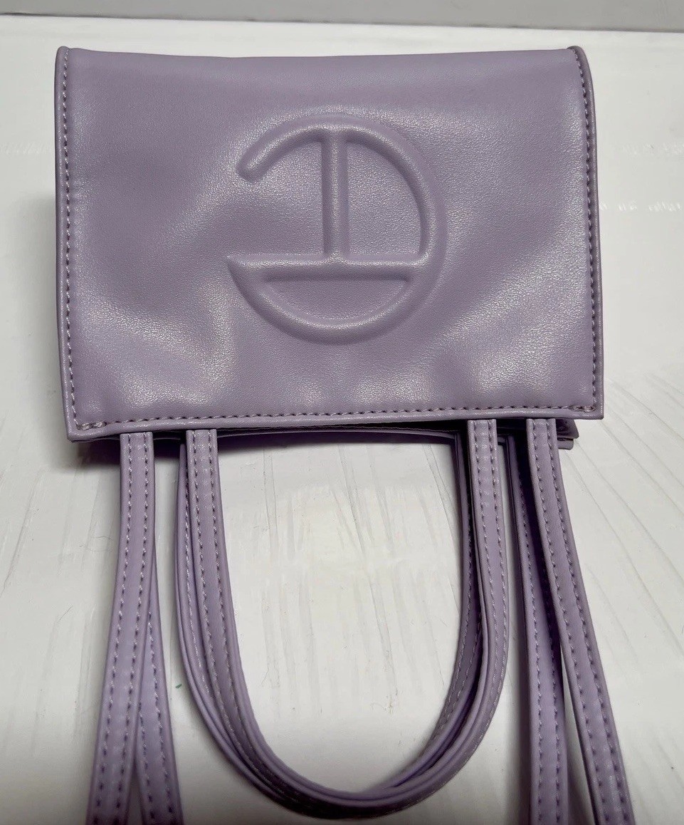 Telfar Mini Lavender Colorway Signature Shoulder Crossbody Shopper Tote Bag
