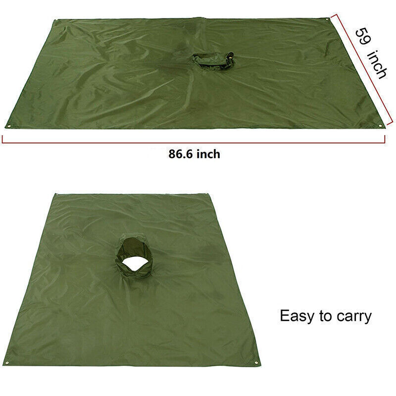 Heavy Duty Rain Poncho for Backpacking Waterproof Lightweight Adult Emergency