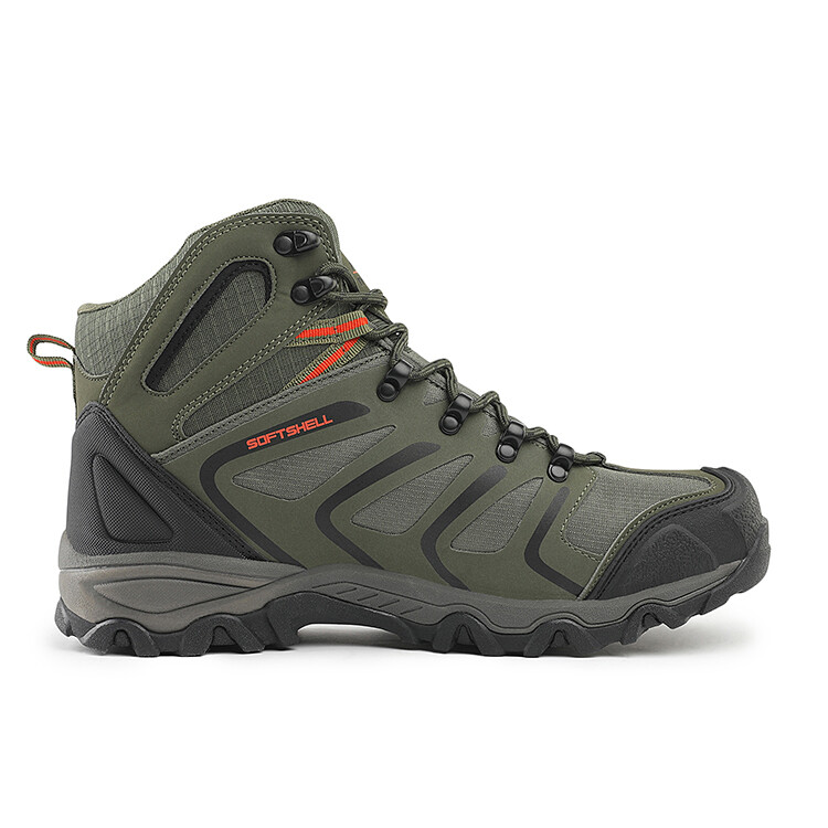 Men’s Waterproof Hiking Boots Mid Top Ankle Lightweight Outdoor Trail Work Shoes