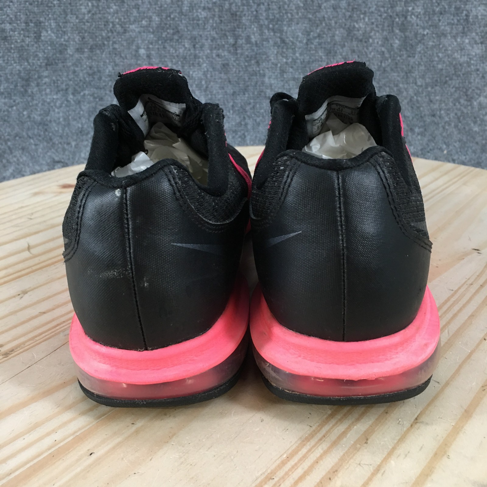 Nike Air Max Dynasty Running Shoes Womens 10 M Sneakers 816748-003 Black Pink