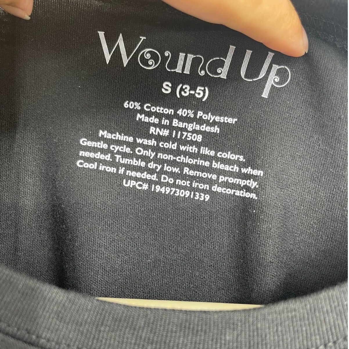 Wound Up Womens Juniors Black TShirt Do I Look Like A People Person Graphic Tee