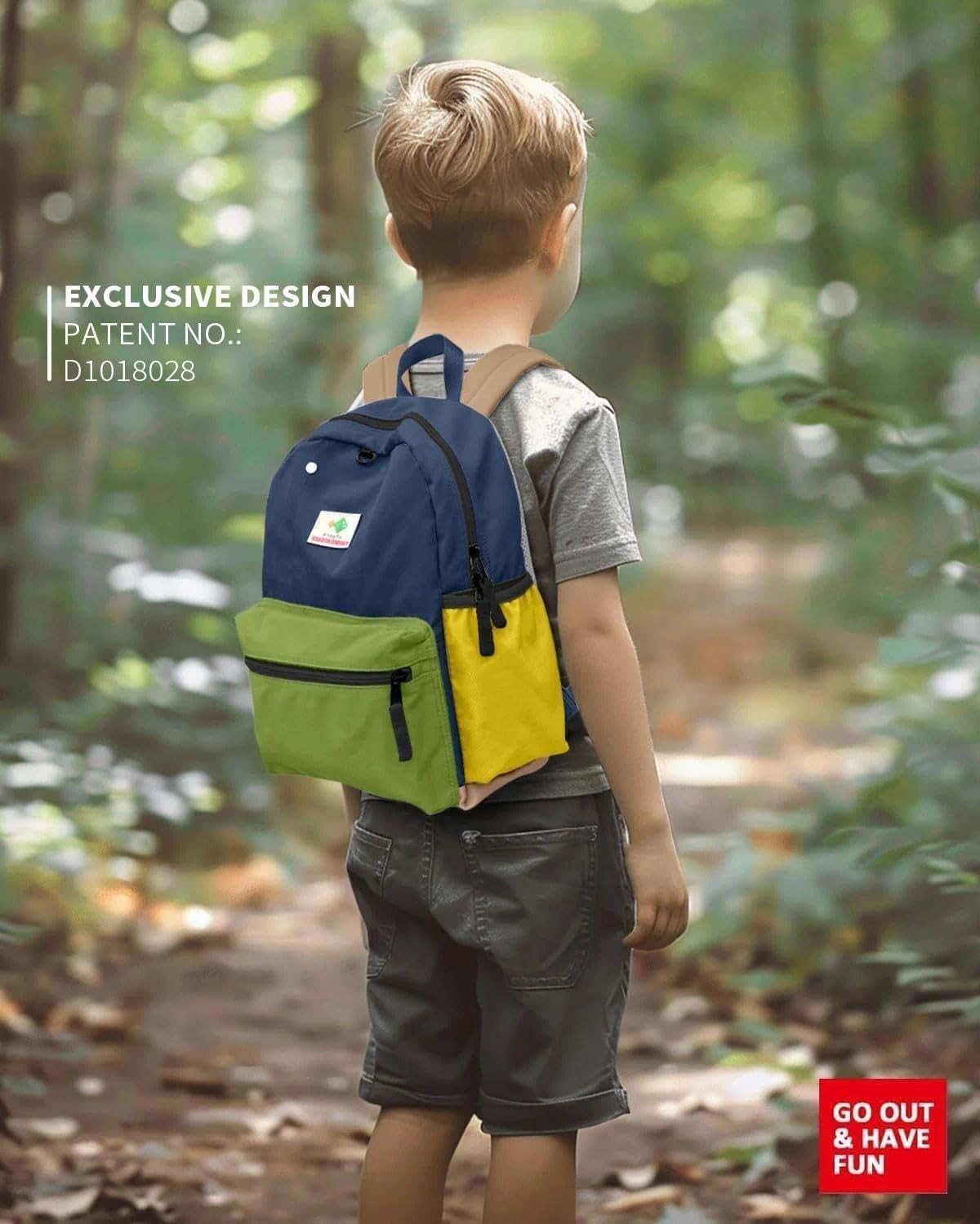 Preschool Toddler Backpack Mini Travel Kindergarten Elementary Bag 11.6 In H