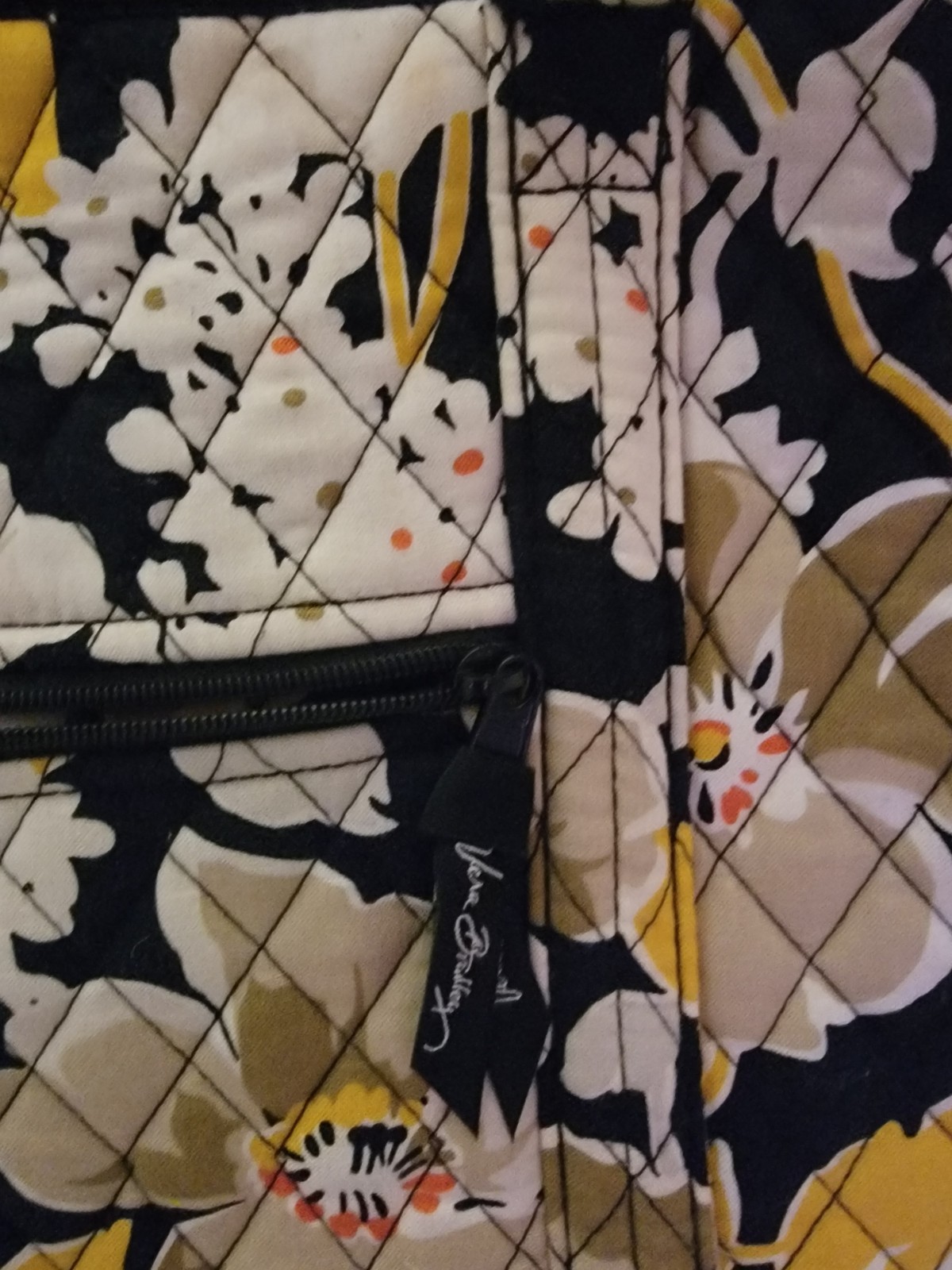 Vera Bradley Dogwood Holiday Large Tote Shoulder Bag Purse