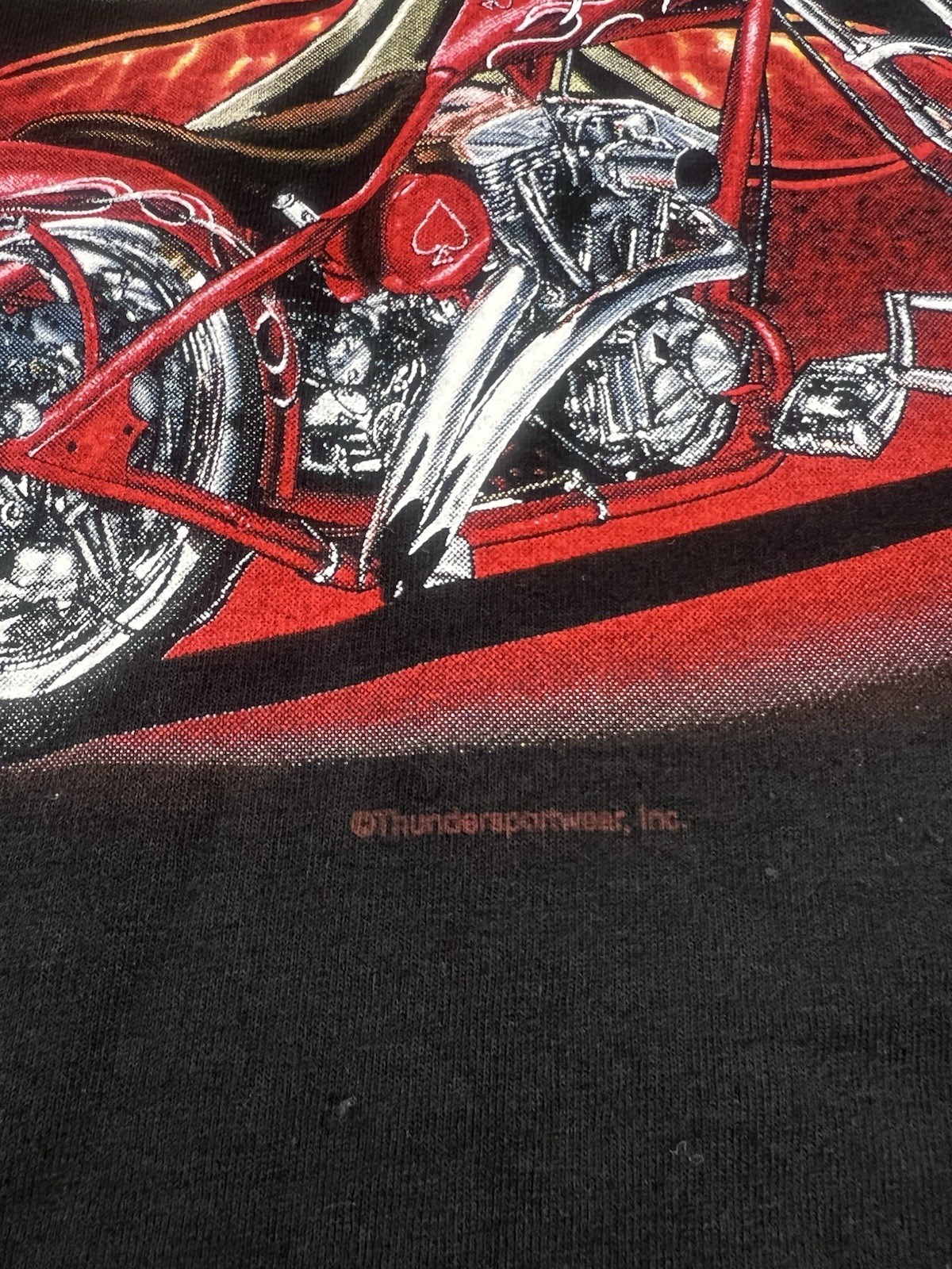 VTG American Thunder 90s Biker Black Sz XL Graphic Tennessee River T-shirts X3