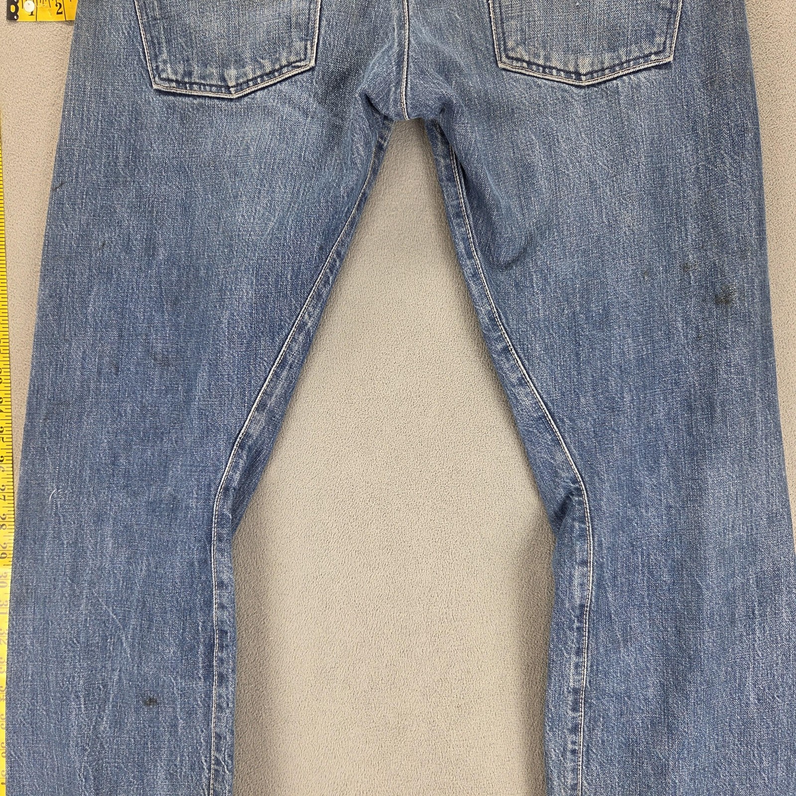 Vintage Levis Engineered Jeans Mens Blue Twisted Button Fly Fits 32×33