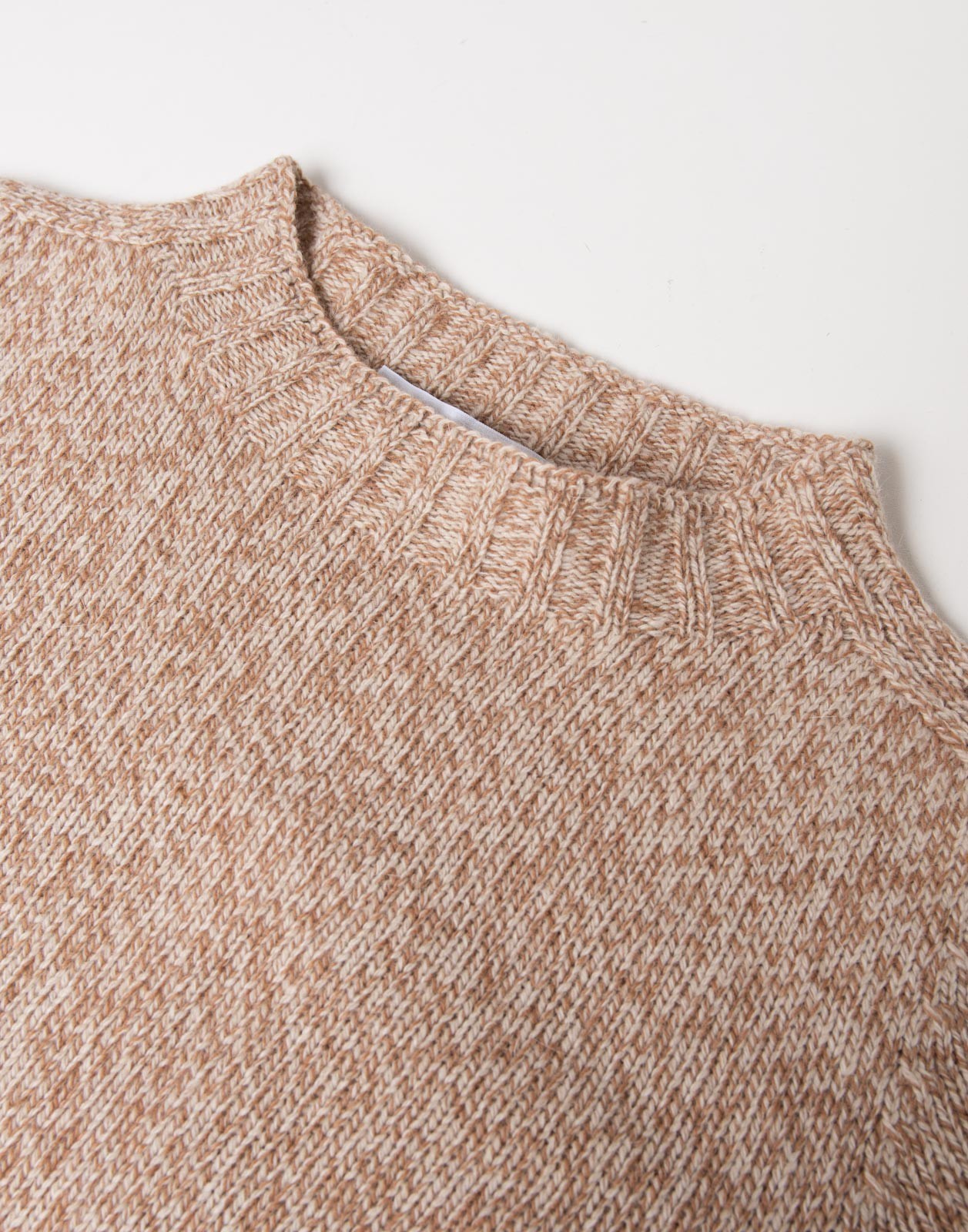 NWT $680 PIANURASTUDIO Cashmere Angora Wool Blend Sweater M Made in Italy Beige