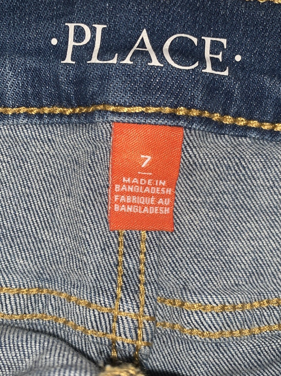 The Children’s Place Denim Shorts Boys Size 7 Reg Light Blue Kids Stretch Casual
