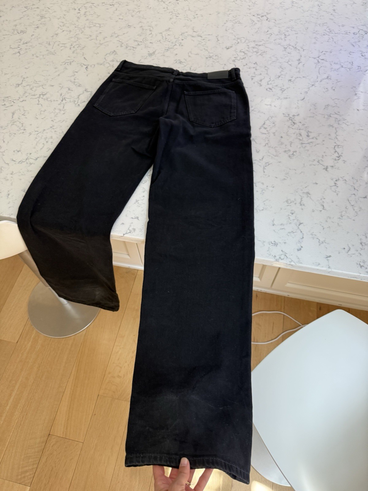 YSL BLACK JEANS 30 Straight Leg Denim Jeans