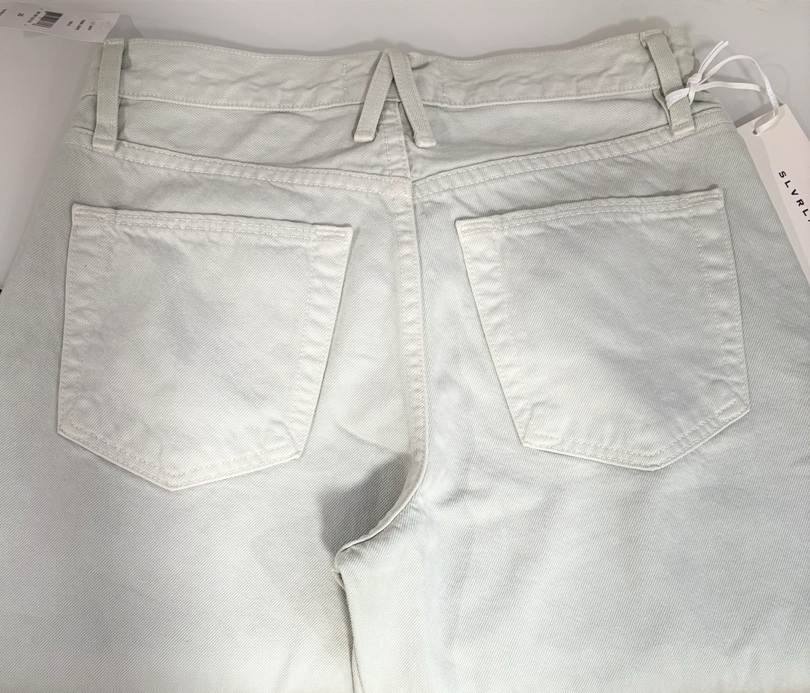 SLVRLAKE Tess Straight-Leg Jeans Size 25 Vintage Aloe NWT