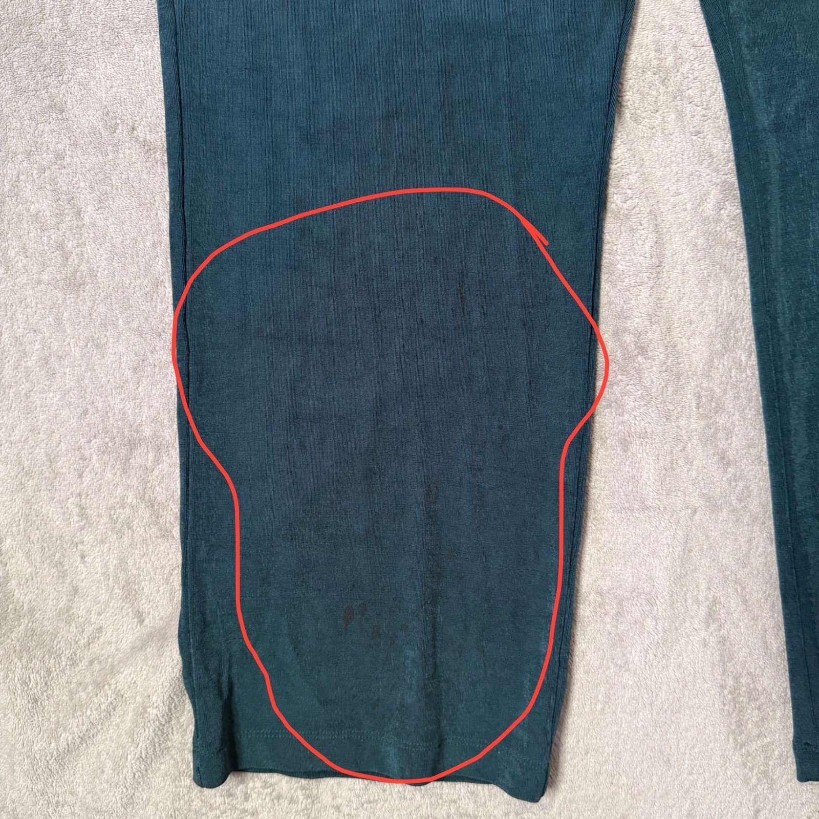 Chicos Travelers Slinky Knit Pull On Stretch Pants Size XL 16 Green Travel