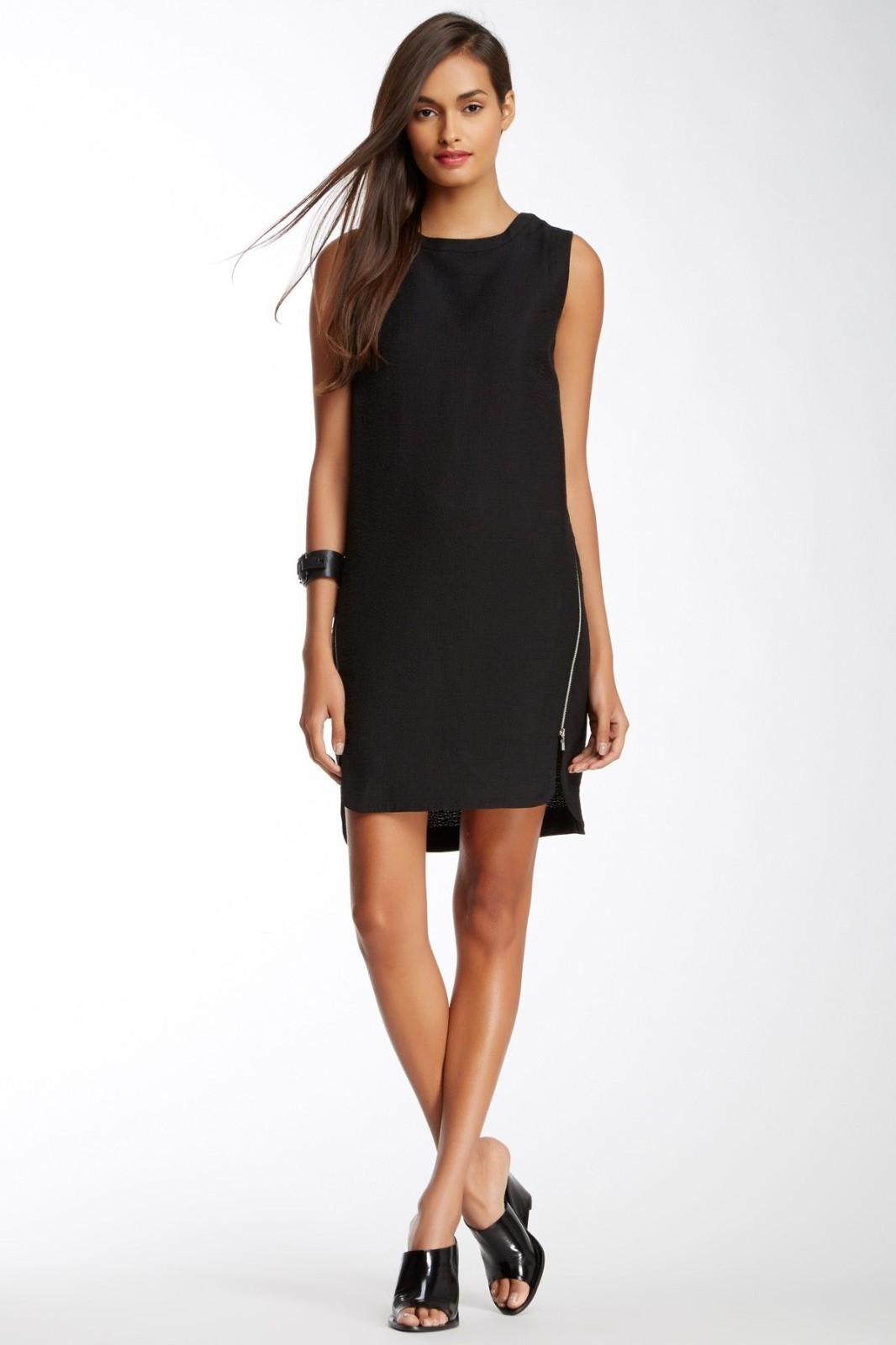 Robert Rodriguez Black Textured Sleeveless Dress – Size 4 NWT