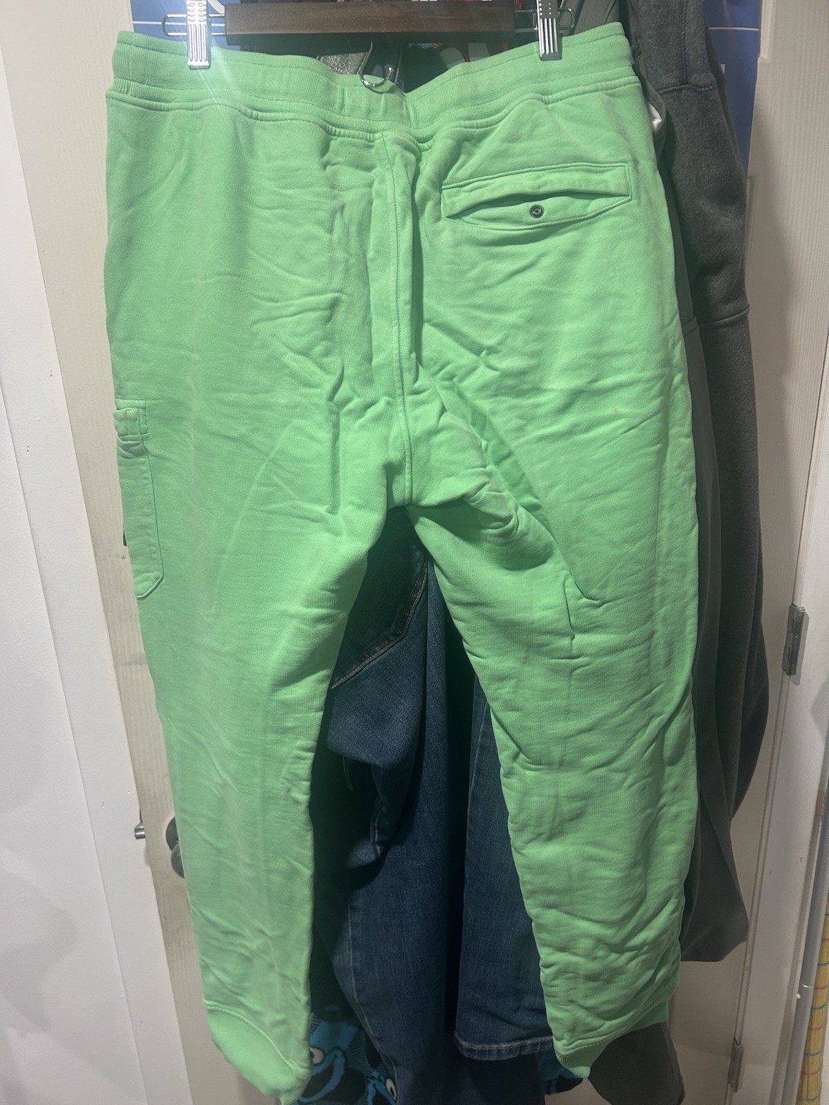 Used Stone Island Men’s Cargo Jogger Sweatpants Size Large Green