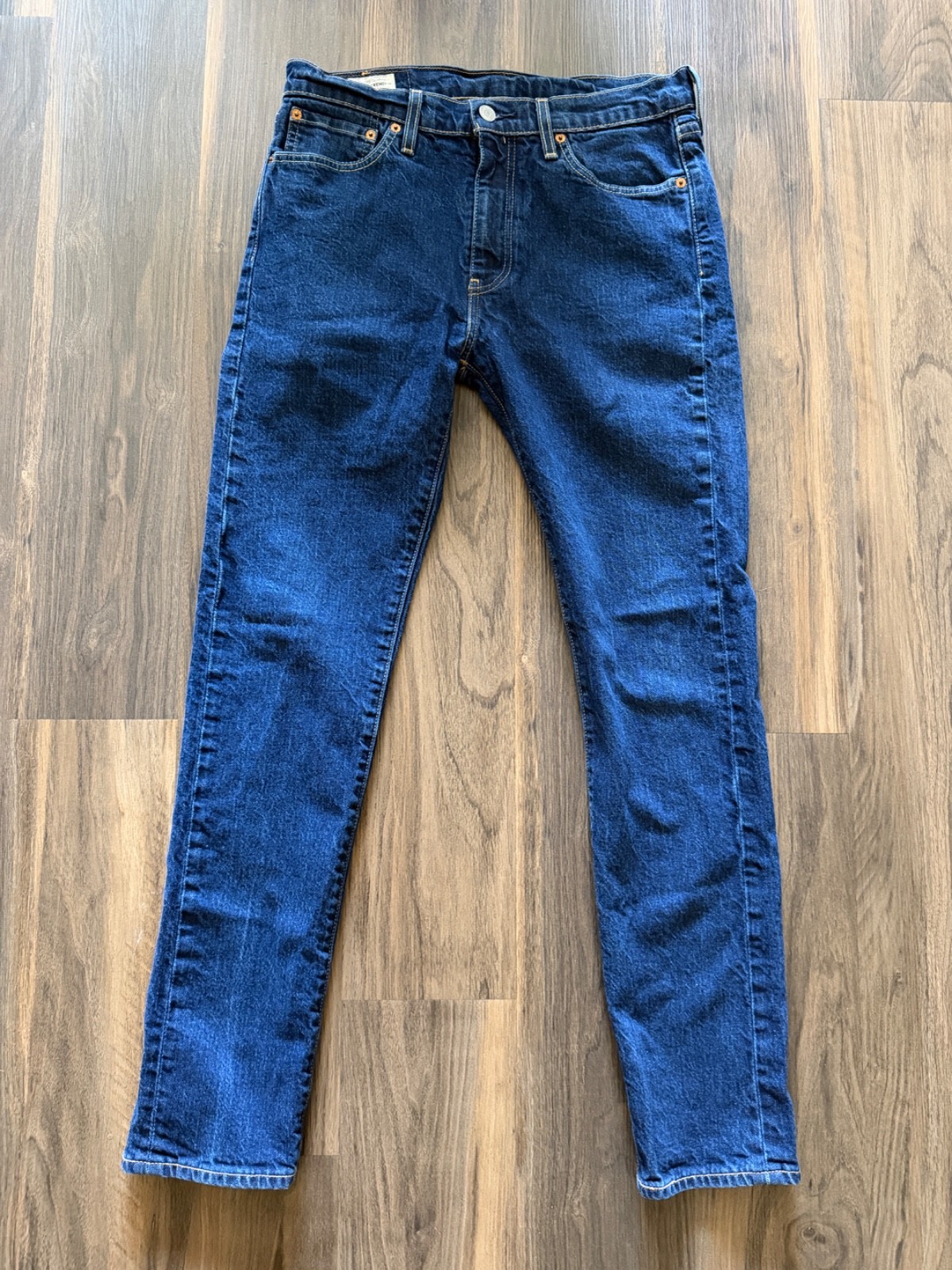 Levi’s Premium 510 Skinny Jeans Men’s 32×32 Dark Wash Stretch Denim Red Tab