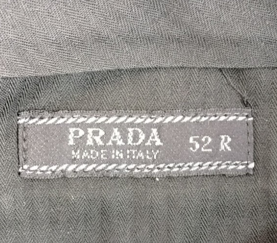 Prada Wool Slacks Men’s EU 52 (US 42) Black Dress Formal Wear #Z5759