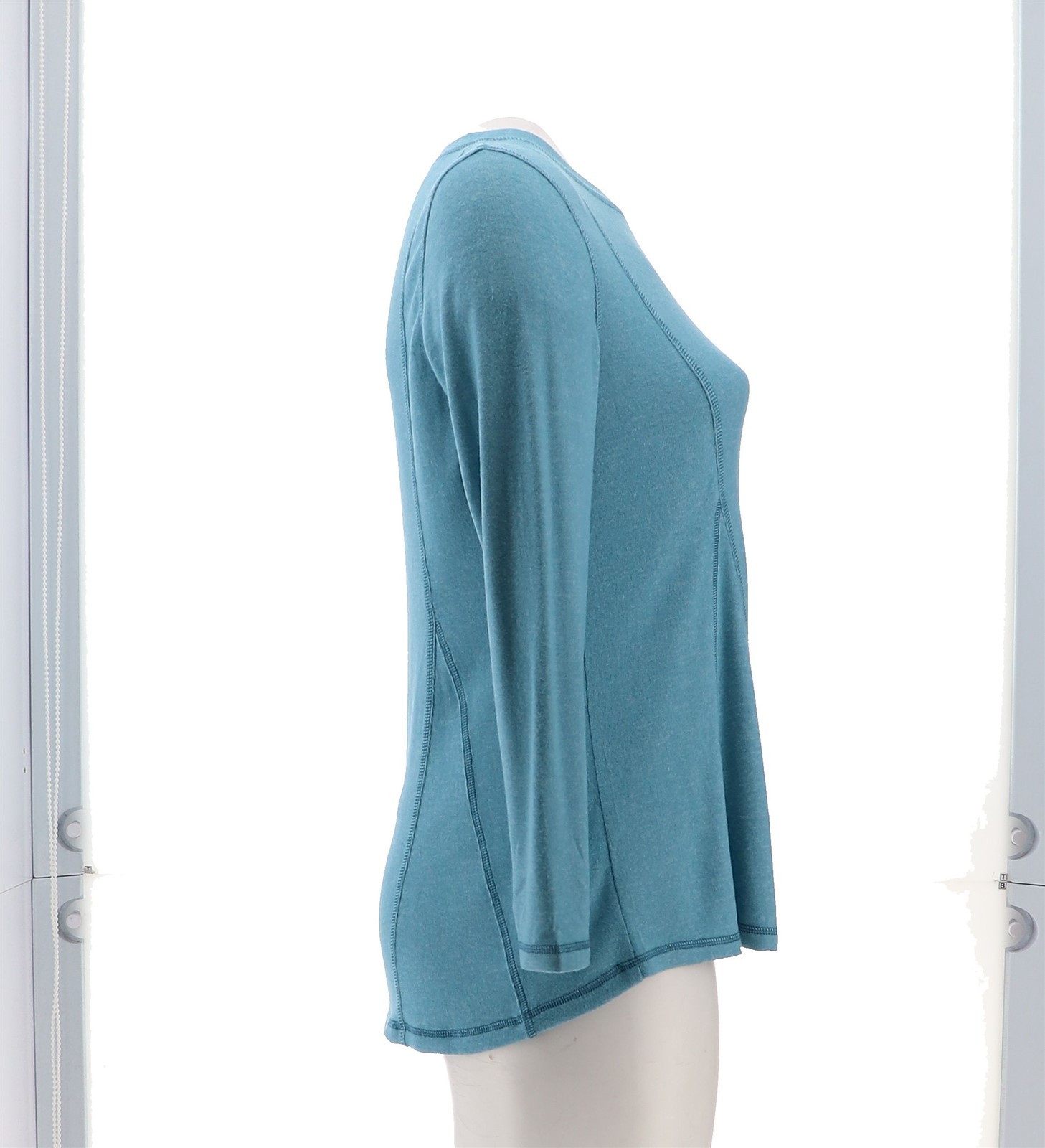 Eaze Wear Antthony Fit-and-Flare Lounge Top SKY BLUE XL NWOT (1058)