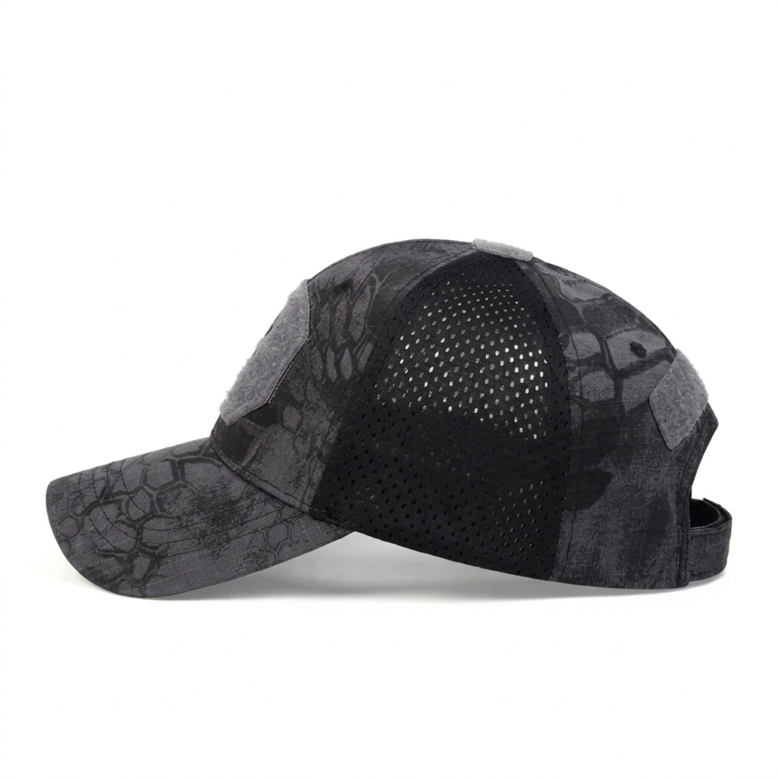 Tactical Baseball Cap Skull Patch Camo Mesh Operator Hat Men Adjustable Military