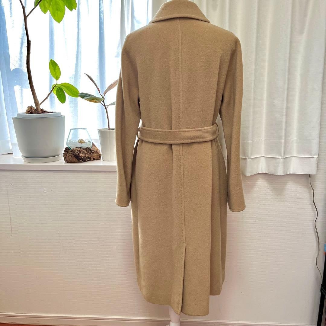 BURBERRY LONDON Camel Beige Belted Long Coat