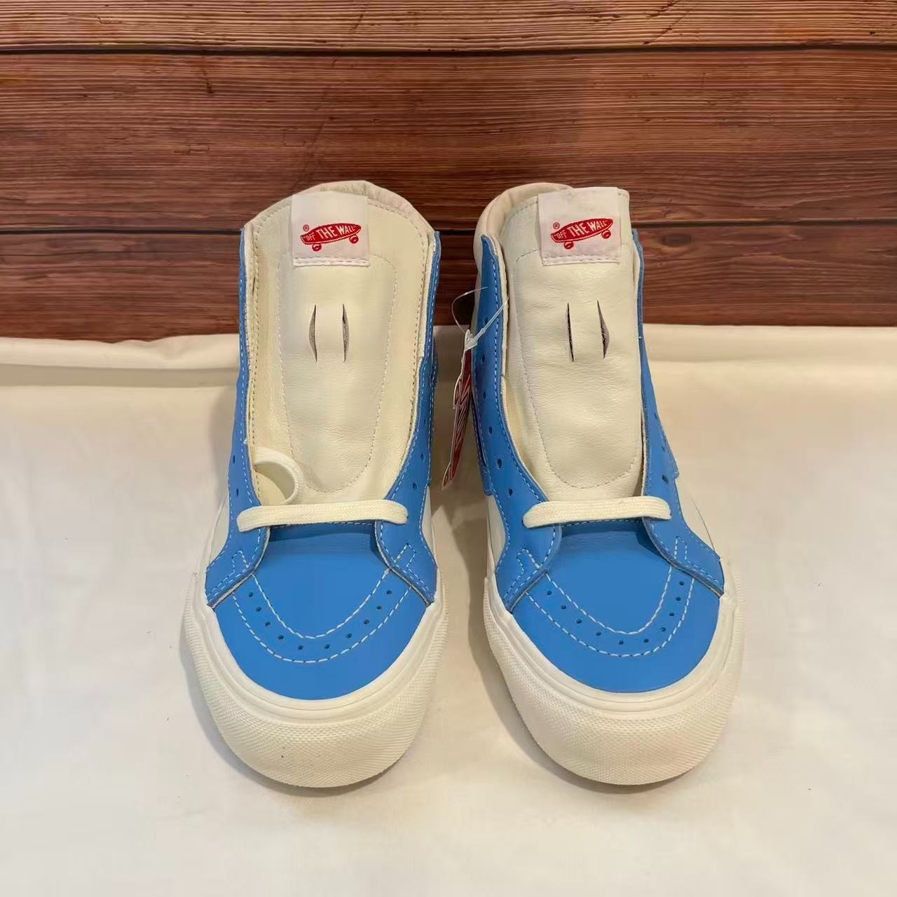 Vans-SK8-HI Reissue VLT LX ‘Bonnie Blue Marshmallow’ Shoes VN0A4BVHXG0