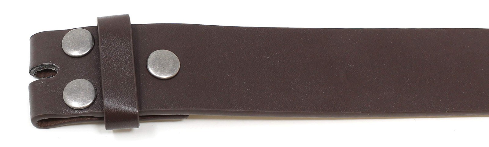 BC Belts Leather Belt Strap with Smooth Grain Medium (32-34″ Waist), Brown