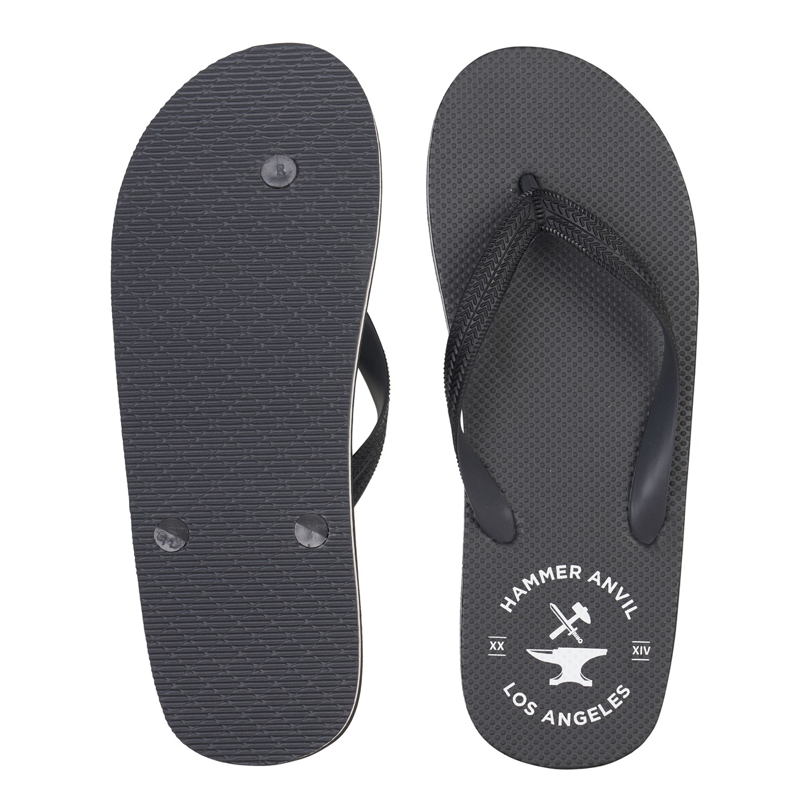 Hammer Anvil Mens Flip Flops Casual Thong Summer Sandals Comfortable Beach Shoes