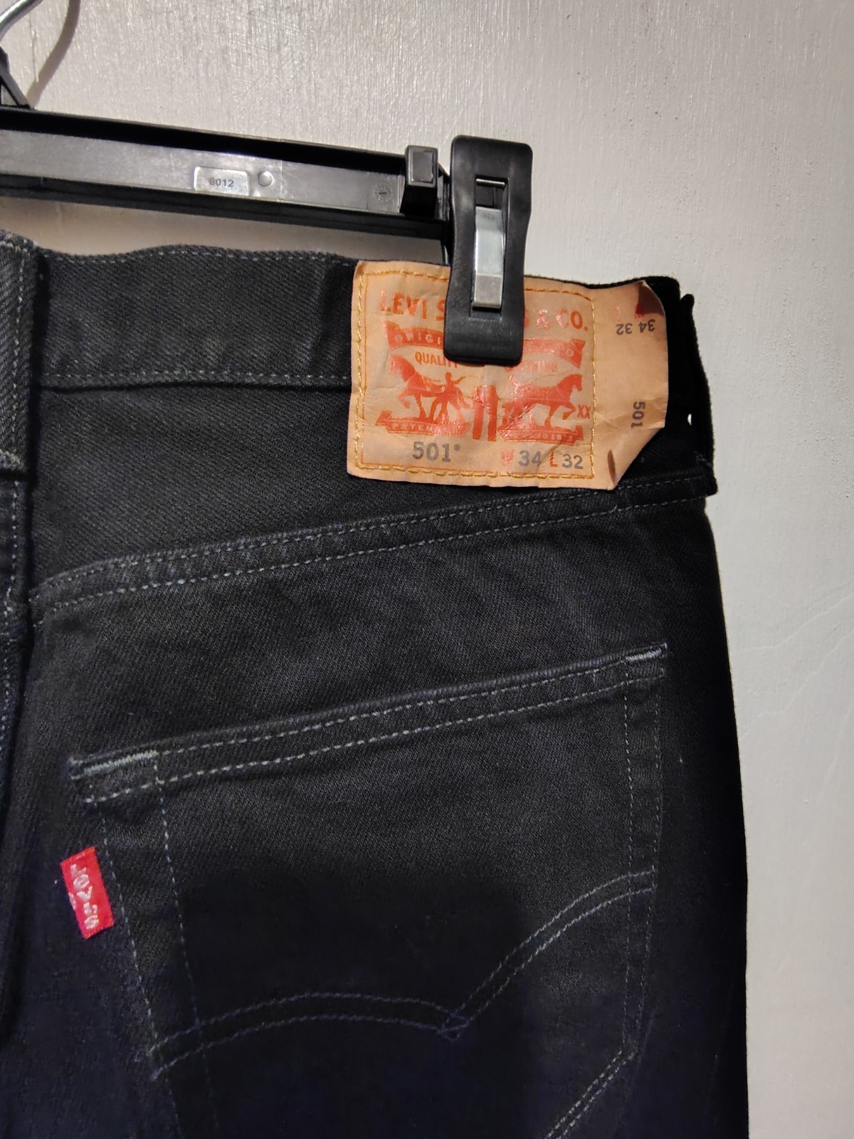 Levis Mens 501 Original Fit Denim Jeans Straight Leg Button Fly 100% Cotton