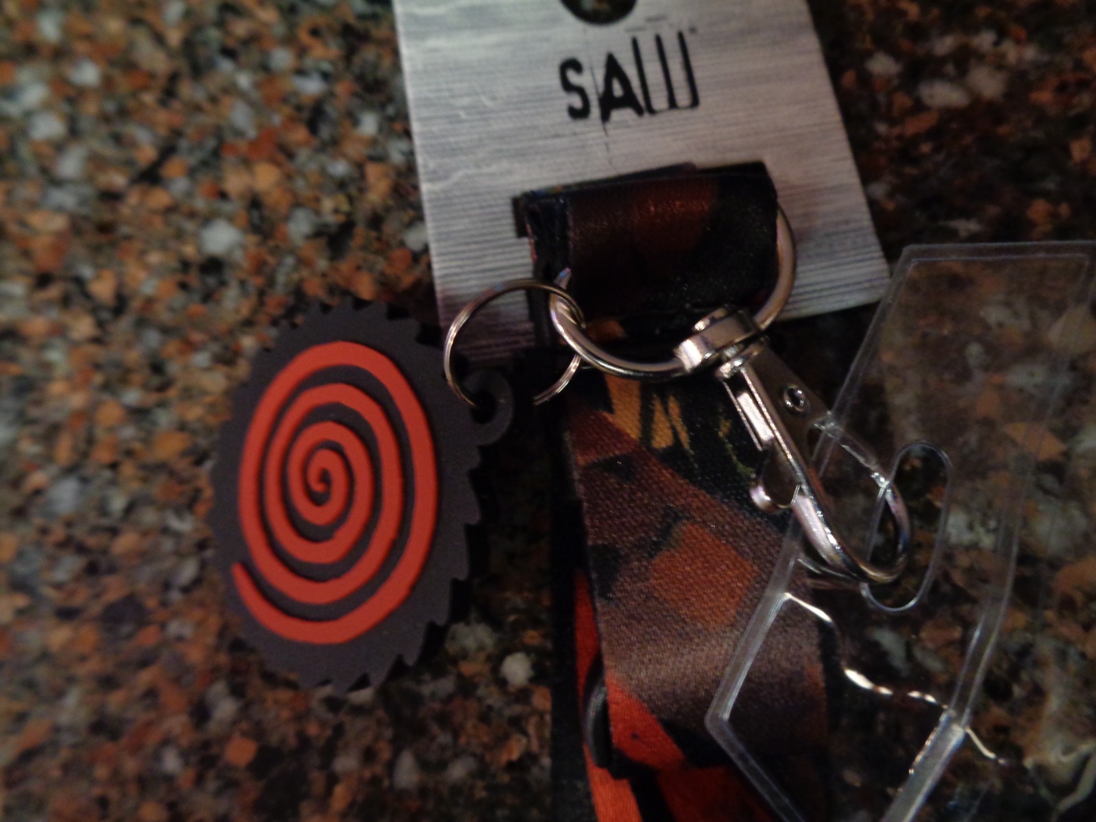 Saw 🪚 “Make Your Choice” Lanyard Buzzsaw Charm ID Holder Cardholder New