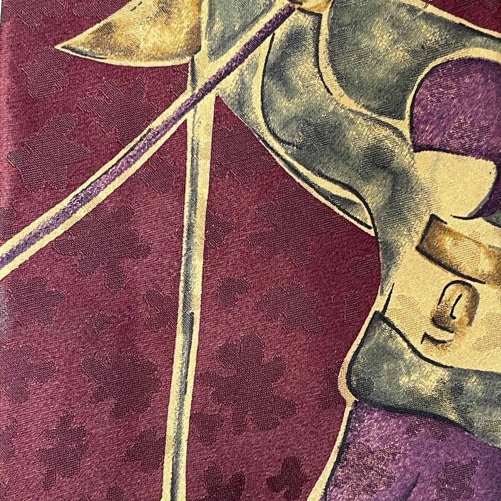 Swing All Silk Men’s Necktie Abstract Pattern Multicolor Casual Tie Made in USA