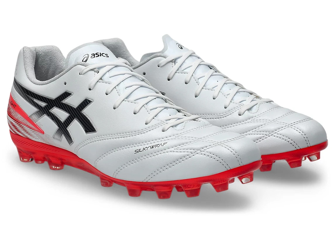ASICS DS LIGHT PRO AG 1103A127 102 White Flash Red Soccer Cleats