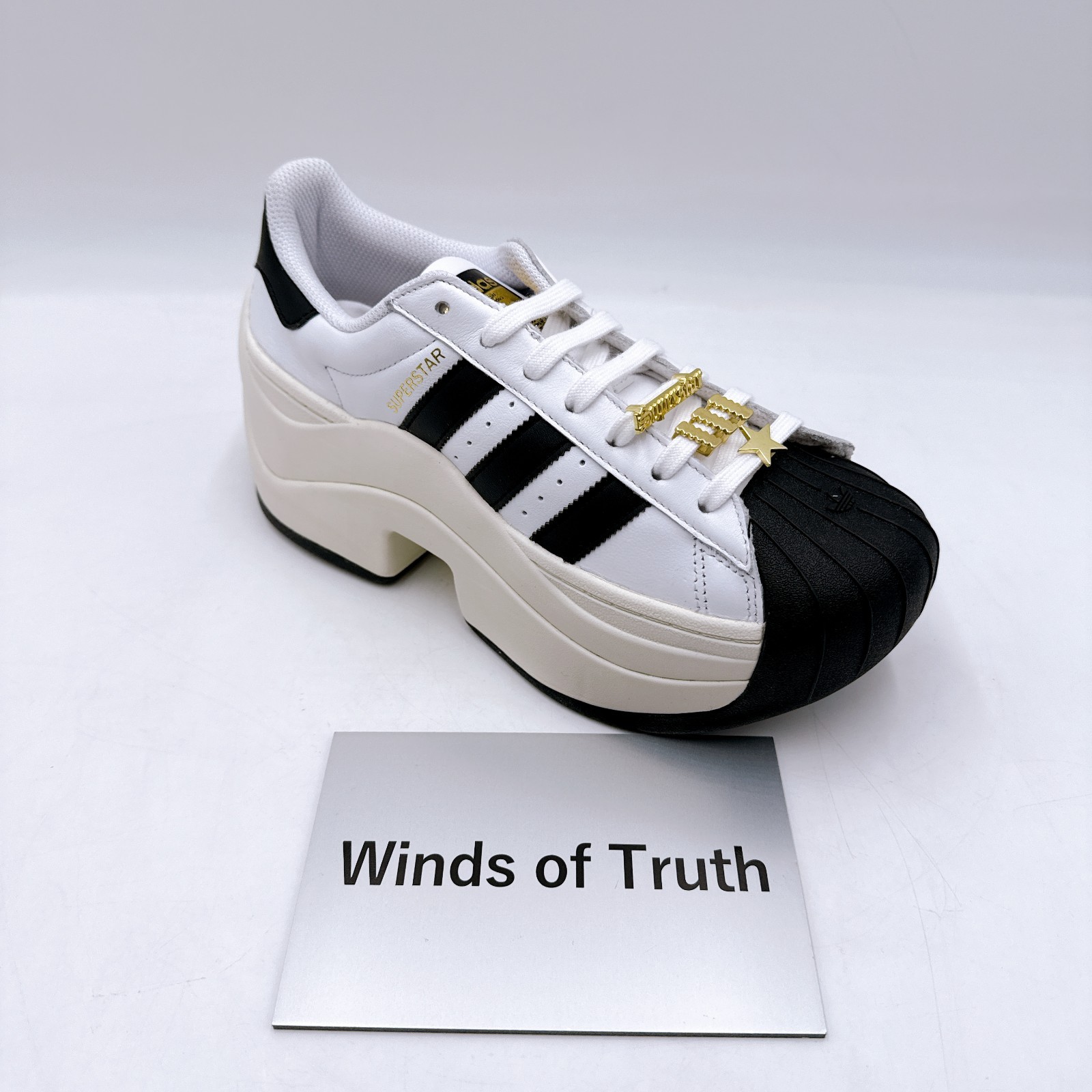 adidas Originals SUPERSTAR BOLD JR9895 OPV36 Thick Soled Shoes Women’s US 5-11