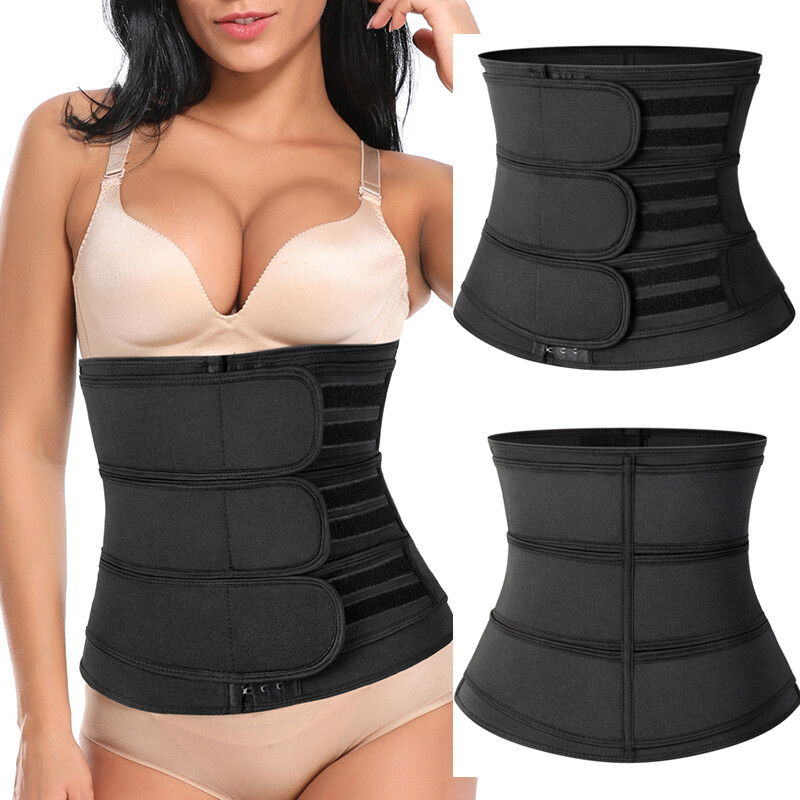 Women Waist Trainer Cincher Trimmer Belt Sauna Sweat Weight Loss Body Shaper Hot