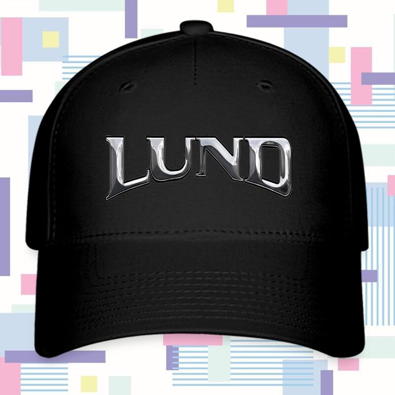 LUND Fishing Logo Hat Twill Cap Baseball Cap Size S/M & L/XL