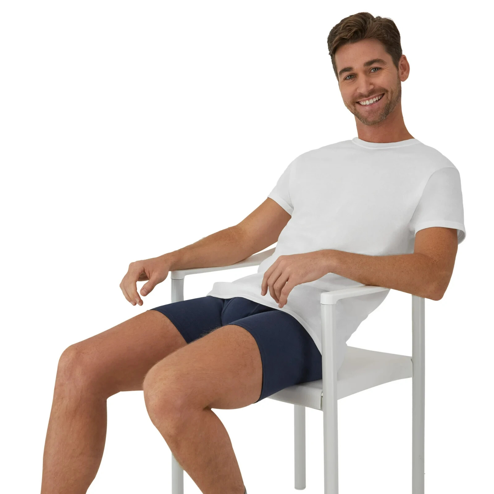 Hanes Men’s 3 Boxer Briefs – Black Cool Comfort Cotton Underwear