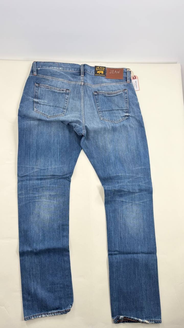 Jean Shop Jim Distressed Jeans Mens Slim Skinny Blue Denim NWT Multiple Sizes