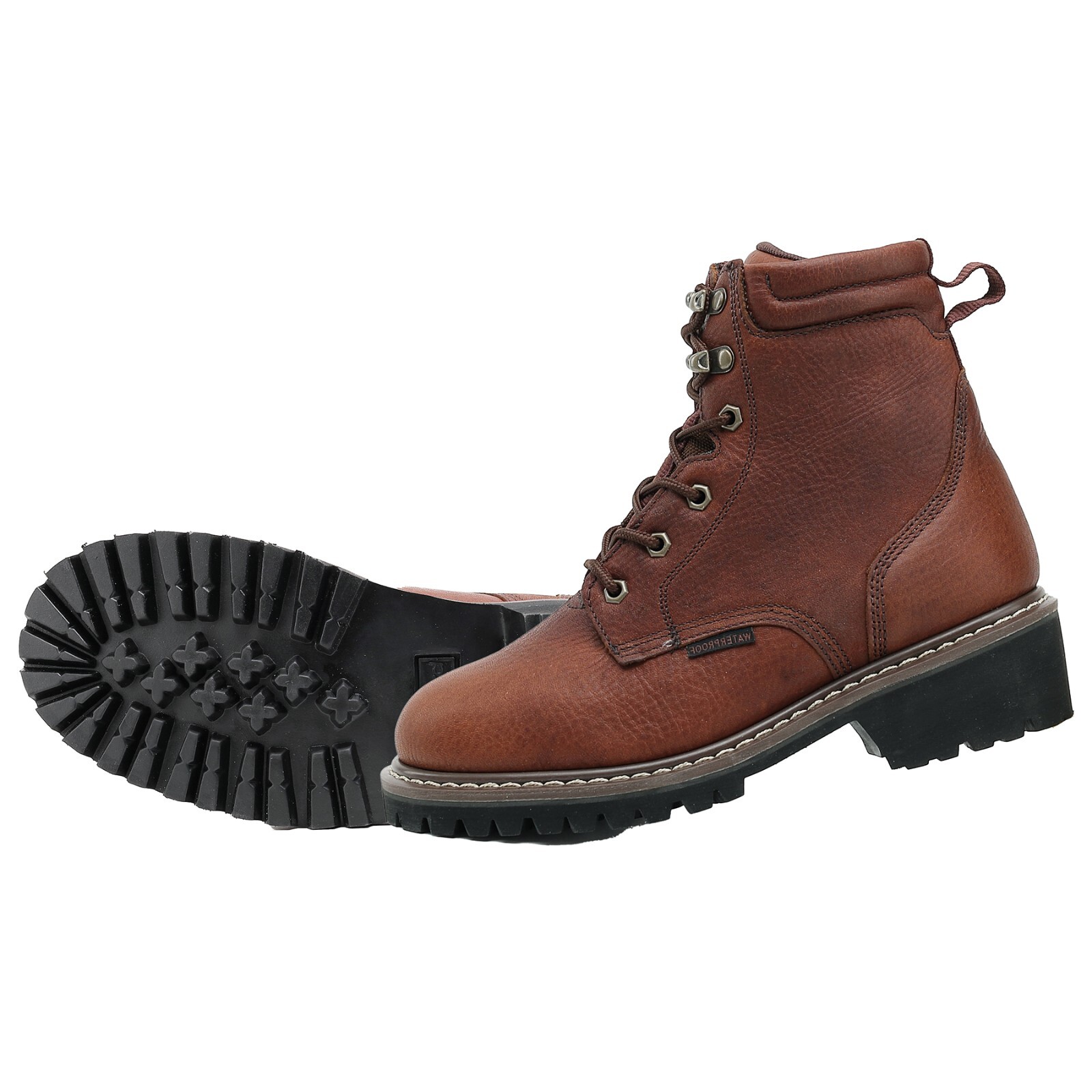 DieHardWork Boots for Men 6″ Soft Toe Waterproof Slip Resistant Mens Work Boots