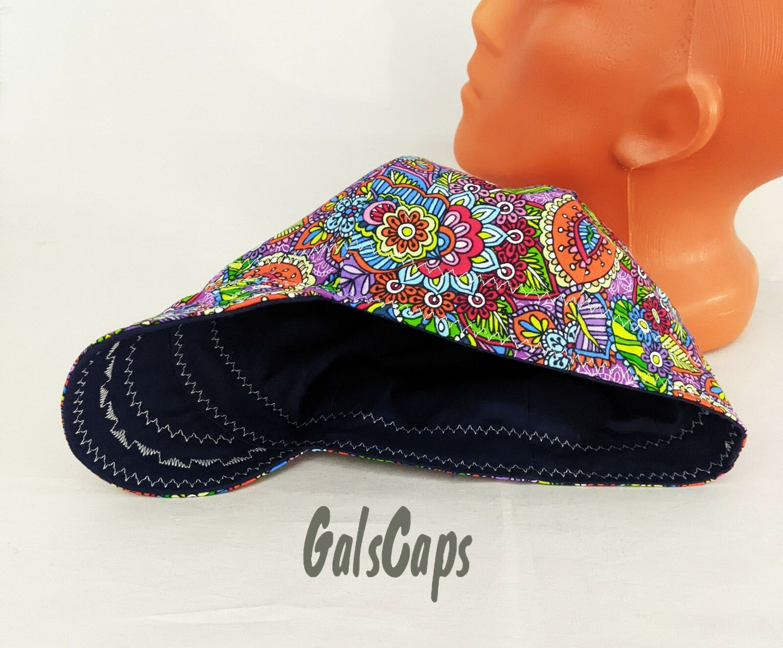#22 Welders Hats Butterfly Floral Bikers Caps Welding Cap Hat Cotton Made in USA