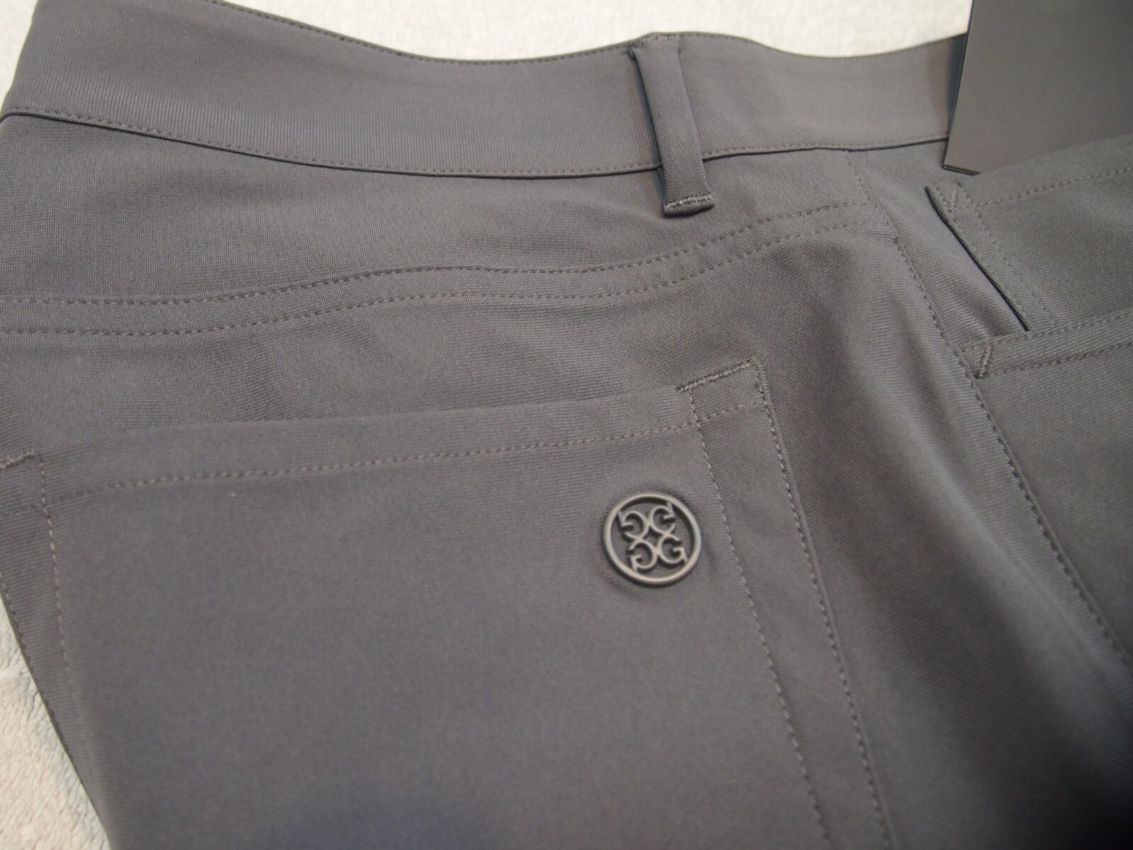 G/FORE Performance Fabric 4-way Stretch Tour 5 Pocket Pant NWT $185 33 x 32 Grey