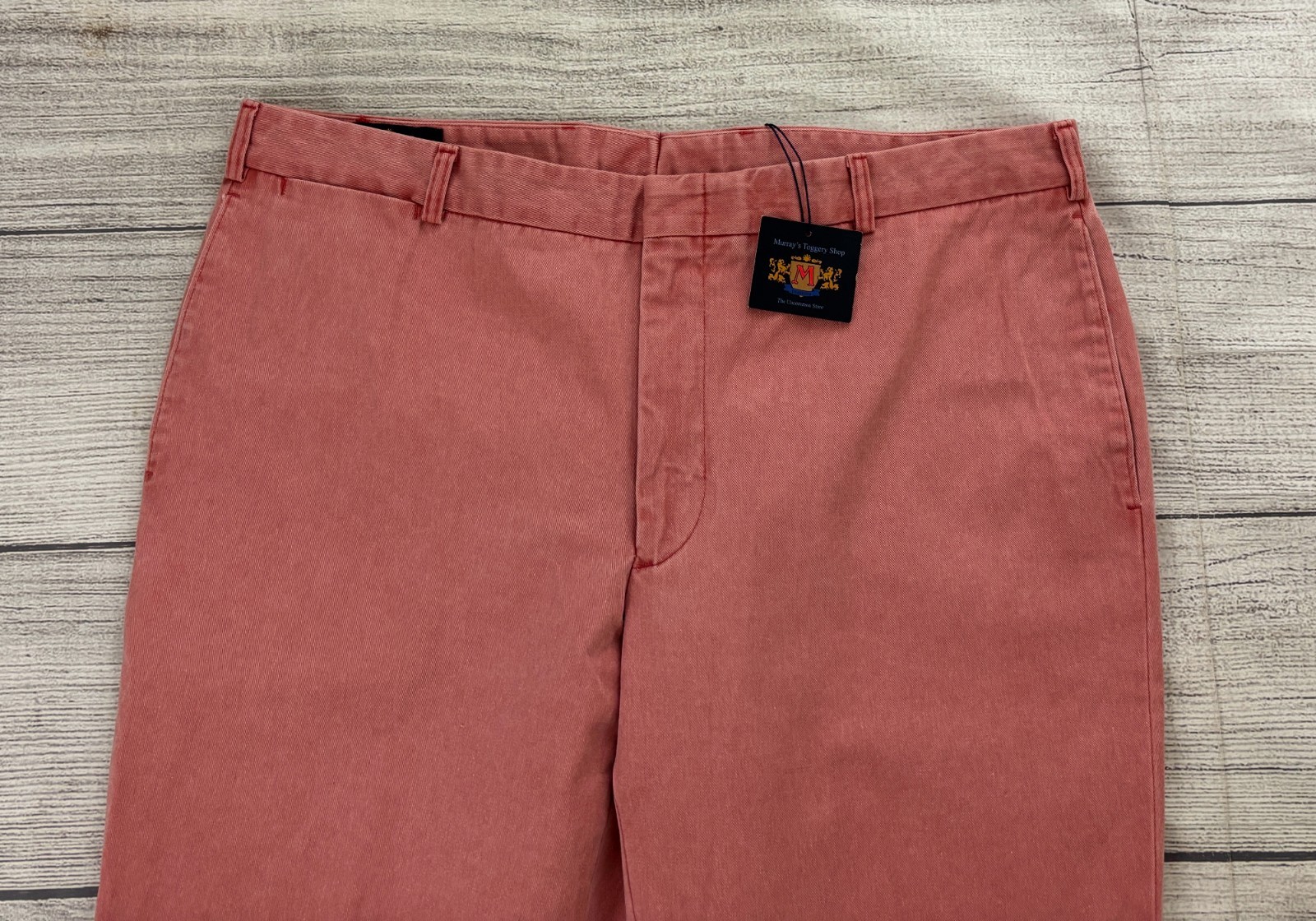 MURRAY’S TOGGERY SHOP NWT Mens 38 Unhemmed Nantucket Reds Collection Chino Pants