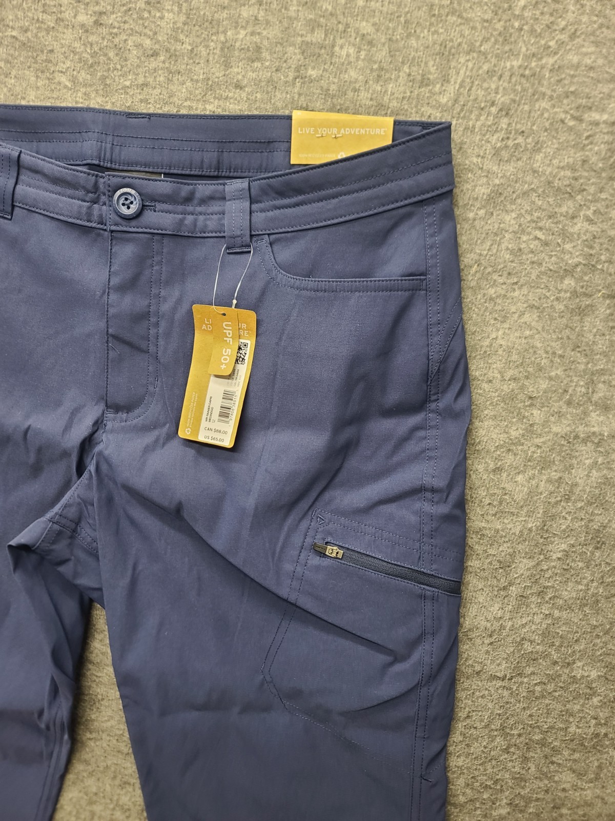 Eddie Bauer Capri Pants Womens 12×22 Rainier Regular Fit Hiking Gorpcore