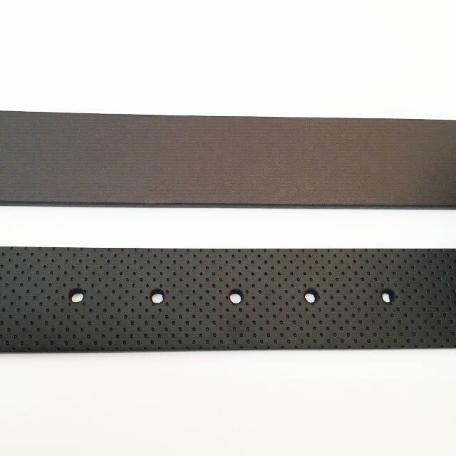 NIKE MENS PERFORATED TEXTURE REVERSIBLE BELT BLACK/BROWN SZ:M (FIT W34-36) 19890
