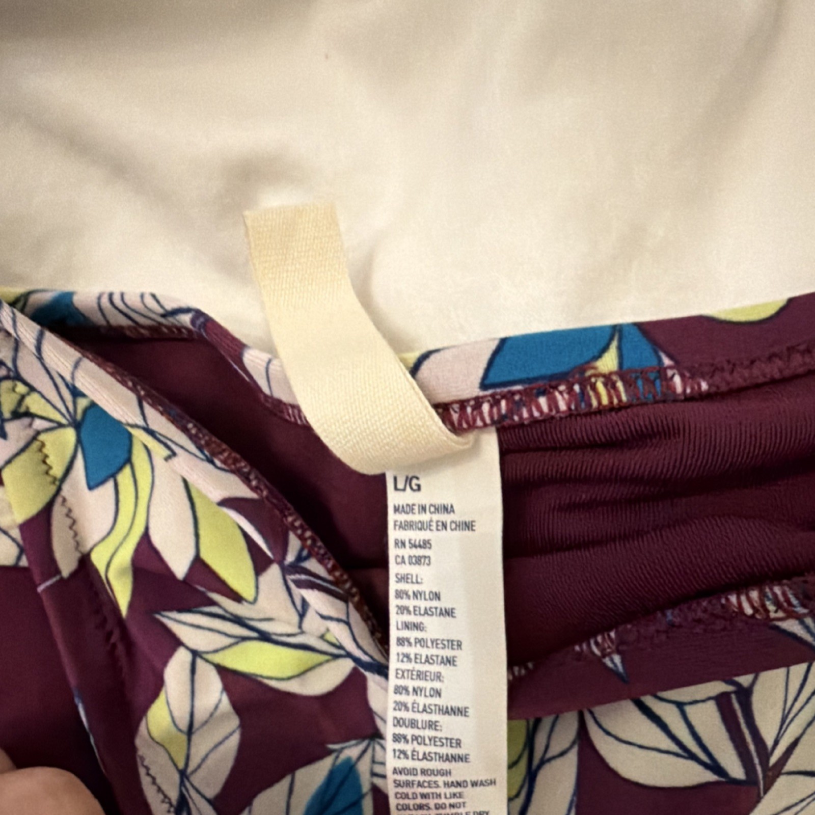 American Eagle Outfitters Padded Floral Bikini Set Purple 36C Top Large Bottom