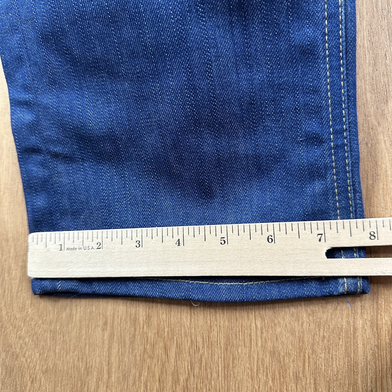 Acne Jeans Mens 30×32 Blue Medium Wash Straight Leg 100% Cotton Denim