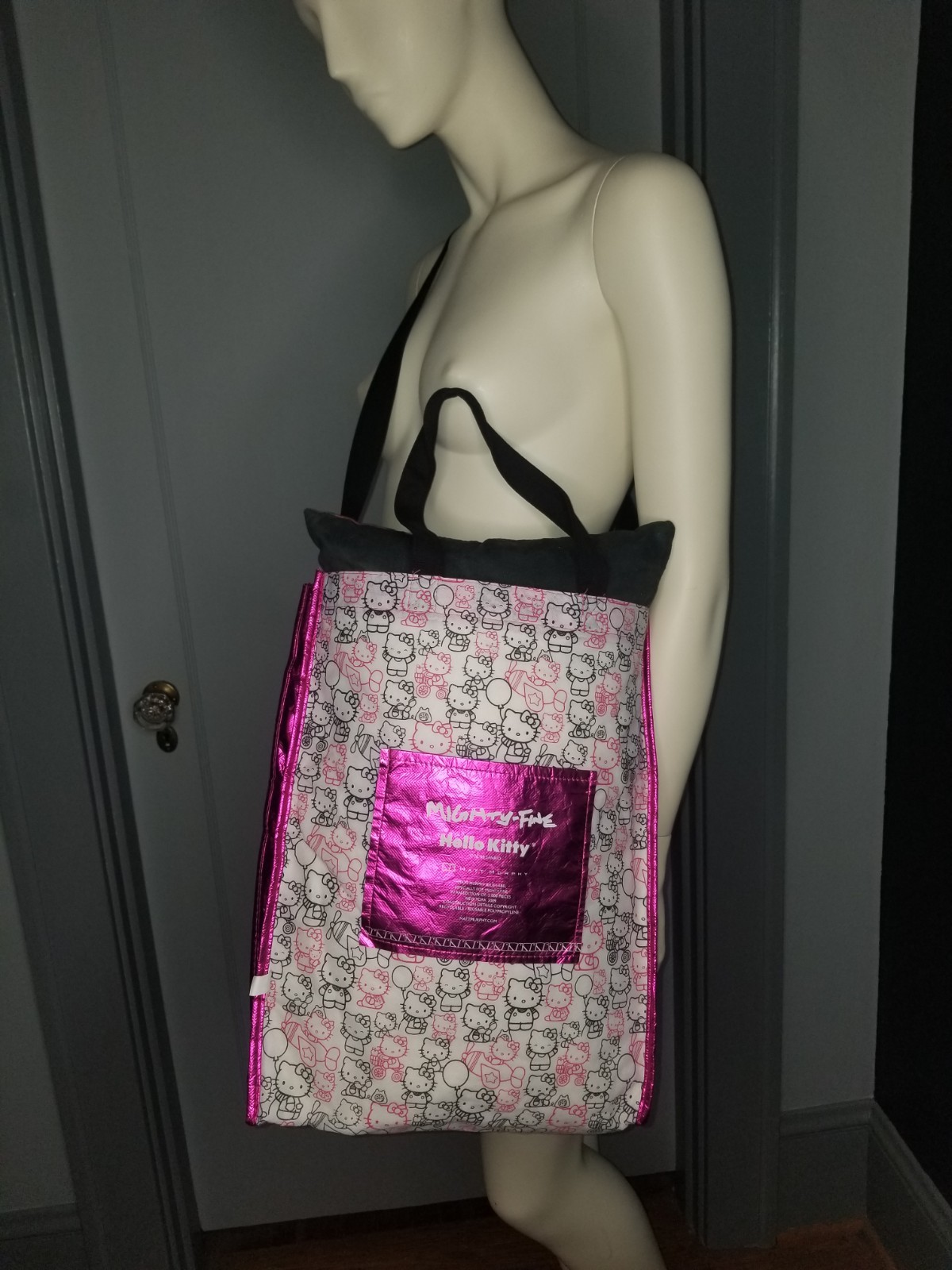 Mighty Fine Hello Kitty 2009 Limited Edition Of 2000 Crossbody Reversible Bag